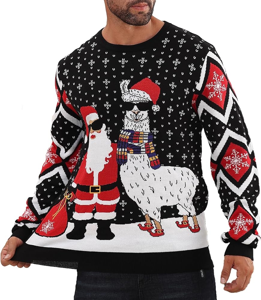 Ugly Christmas Sweater – Funny Holiday Knit for Men & Women