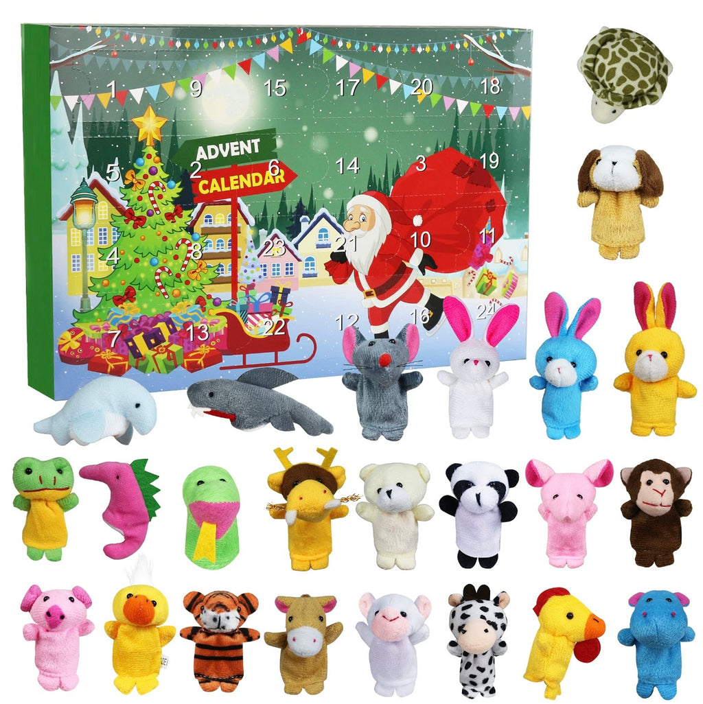 Kids Christmas Advent Calendar – 24 Days of Surprise Holiday Toys
