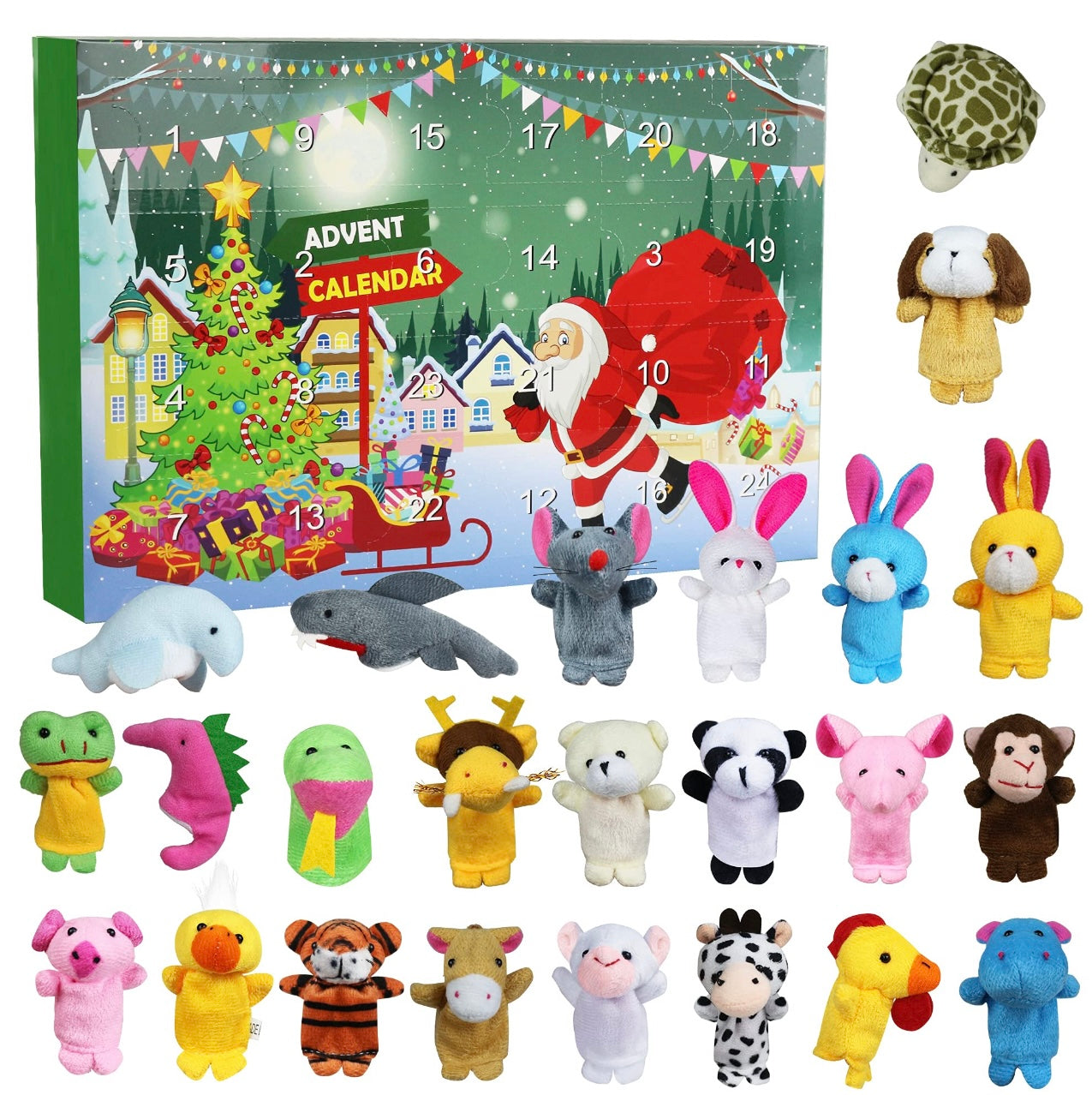 Kids Christmas Advent Calendar – 24 Days of Surprise Holiday Toys