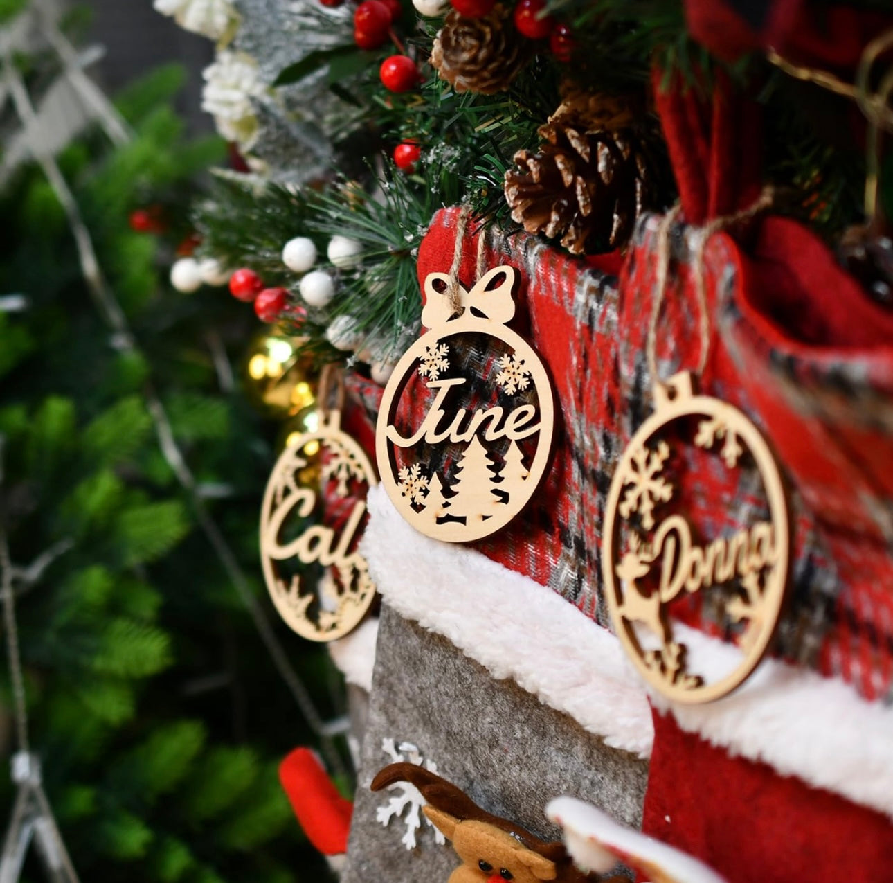 Personalized Christmas Ornament – Custom Name Holiday Bauble