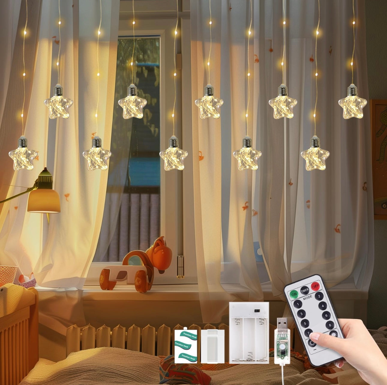 Premium LED Christmas String Lights – Warm White