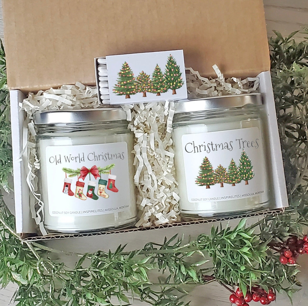 Holiday Scented Candle Gift Set – Christmas Aromatherapy Collection