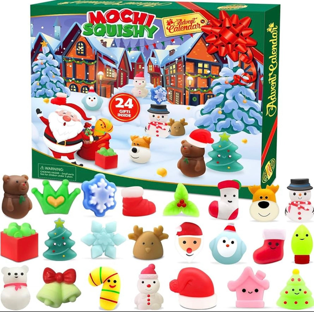 Kids Christmas Advent Calendar – 24 Days of Surprise Holiday Toys