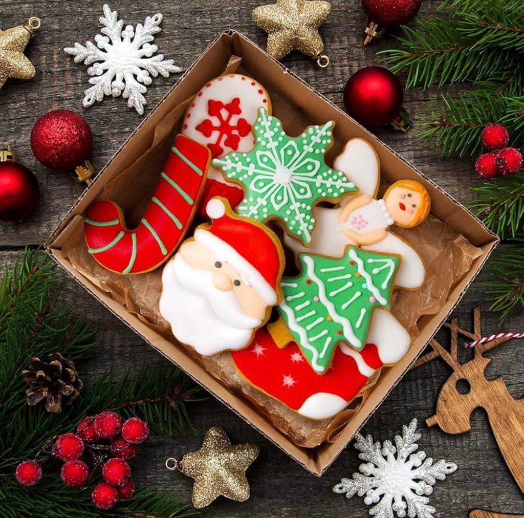 Christmas Cookie Cutters Set – 12-Piece Holiday Baking Shapes