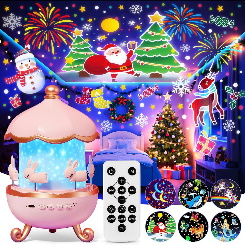 Christmas Story Projector Toy – Bedtime Light & Holiday Story Slides